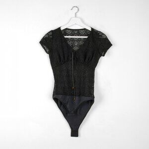 DORALIN MODA INTIMA Bodysuit Black Lace Size M